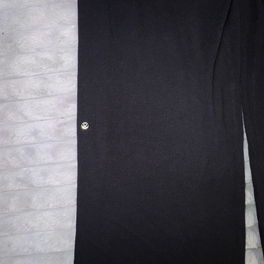 Lululemon In The Comfort Zone Pants Women's 10 Cashmere Wide Leg Knit Stretch - Picture 11 of 11